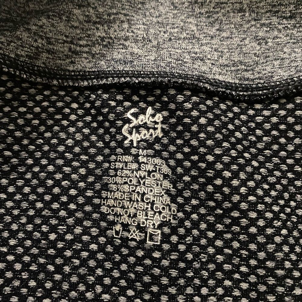 Workout gray zipped up sweater - Picture 5 of 5